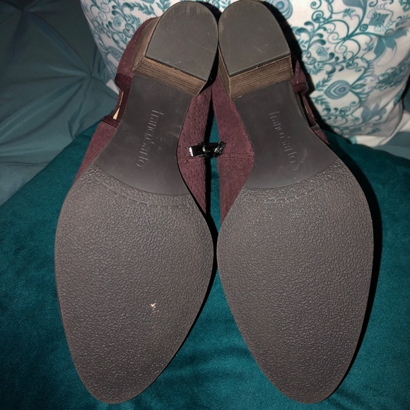 Franco Sarto Dakota Booties Aubergine Plum 9.5 - Picture 6 of 8